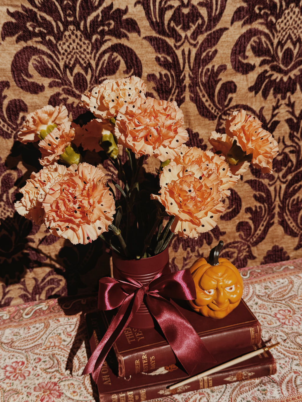 Can~O~Carns! Polka Dotted Carnations!
